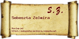 Sebeszta Zelmira névjegykártya